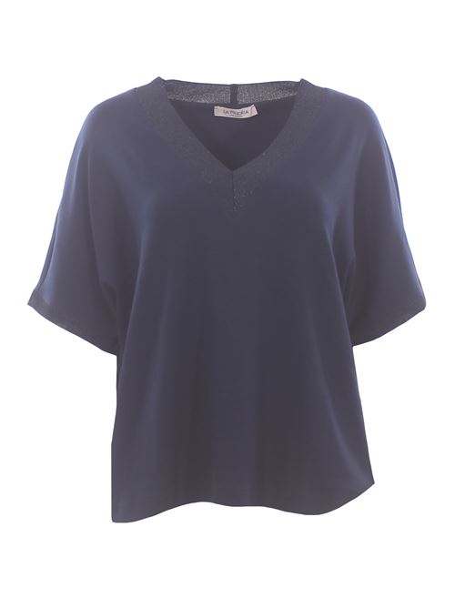 cotton t-shirt with lurex LA FILERIA | 60269/80369598